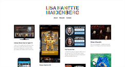 Desktop Screenshot of lisamaidenberg.com